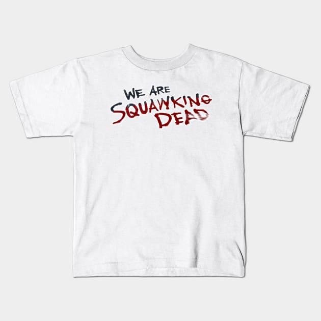 TWDSeason11 LOGO Kids T-Shirt by SQUAWKING DEAD